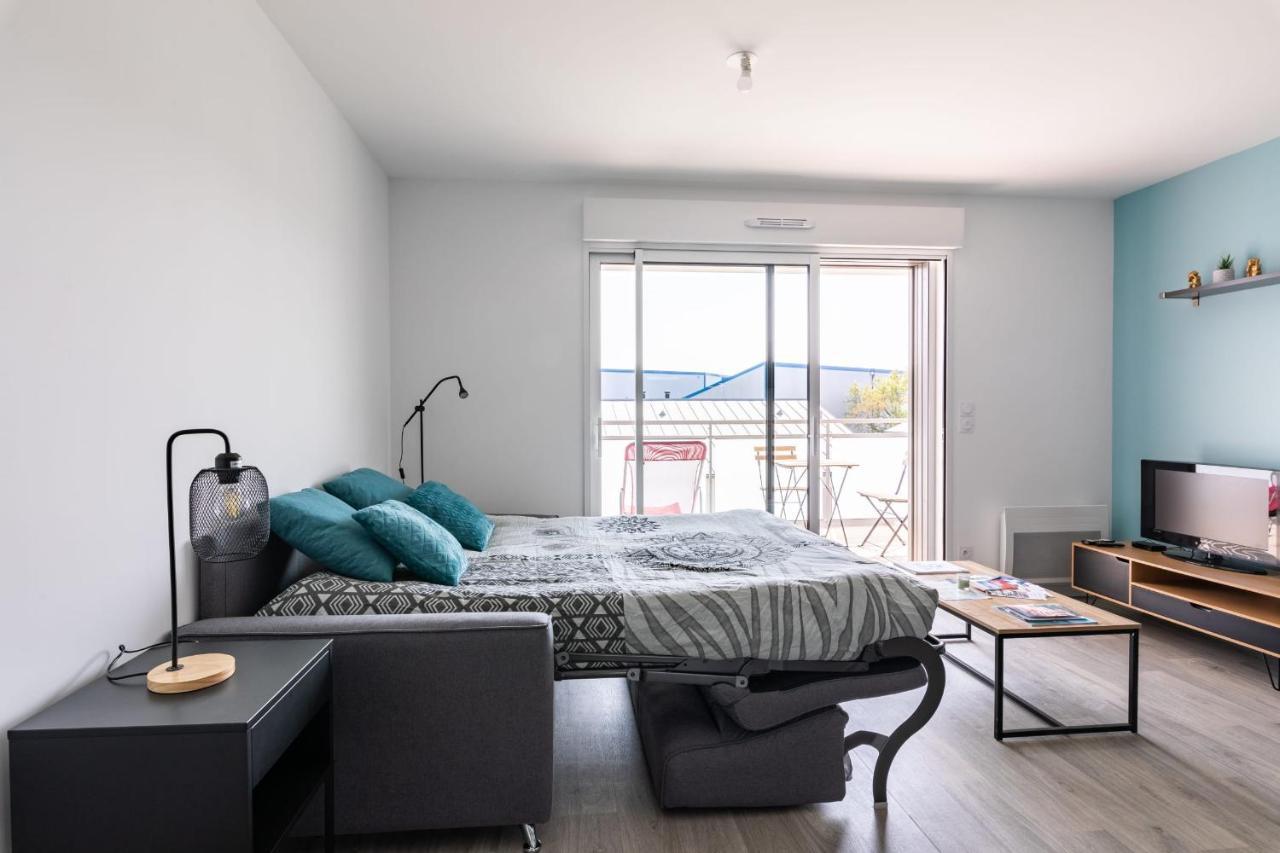 L'Ecume - Studio Moderne Avec Grand Balcon Et Place De Parking Apartman Dinard Kültér fotó