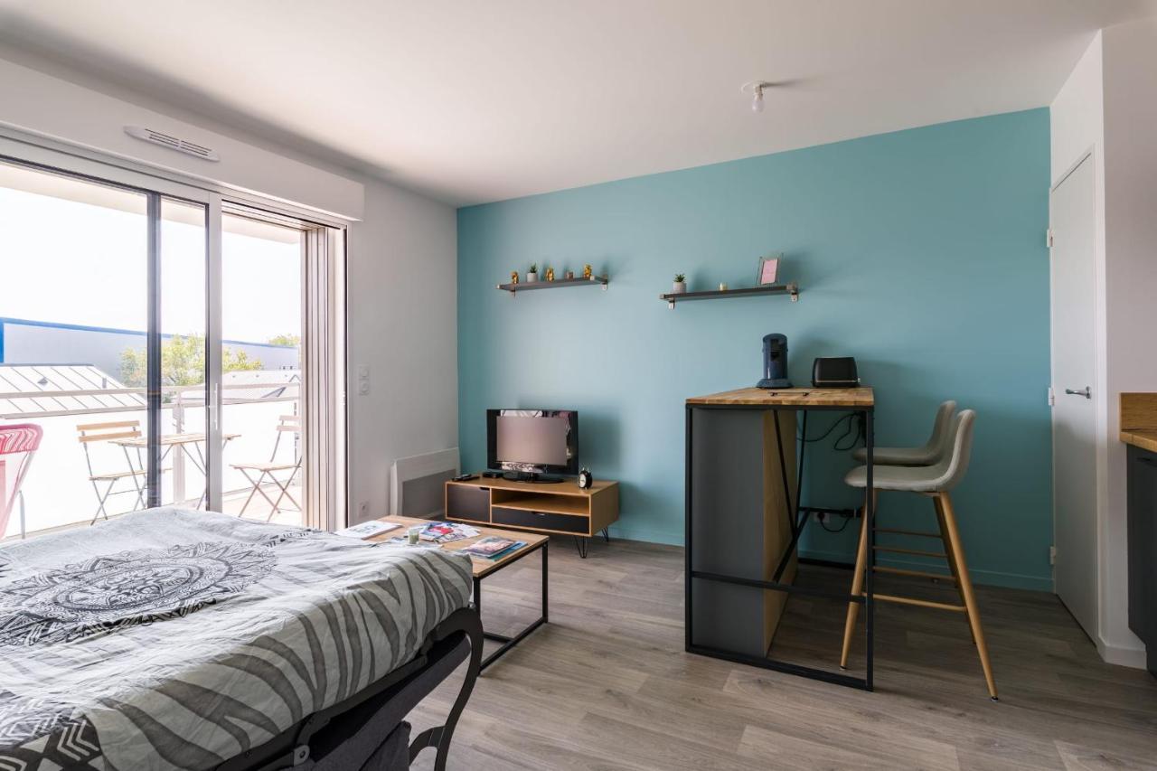L'Ecume - Studio Moderne Avec Grand Balcon Et Place De Parking Apartman Dinard Kültér fotó